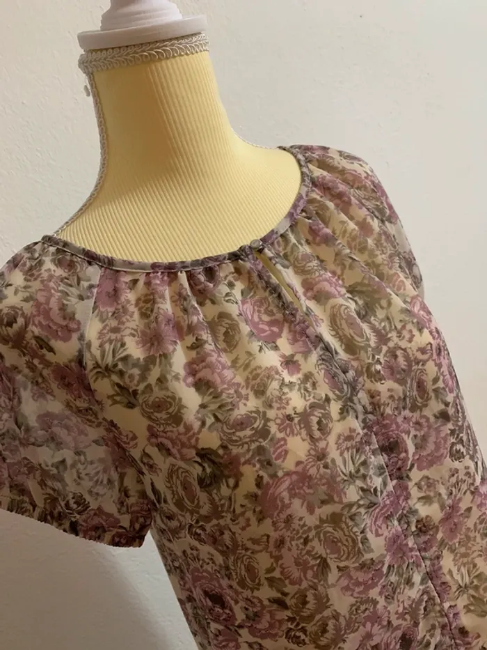 Blouse fleurie légère – Street One - Taille 36 - photo numéro 2