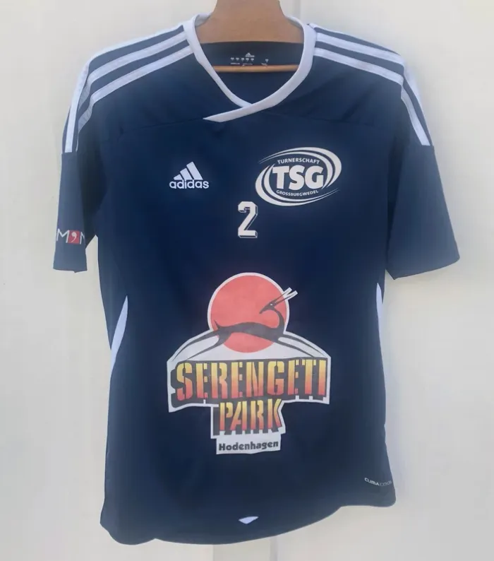 Adidas jersey t-shirt navy blue TSG Großburgwedel Mens S