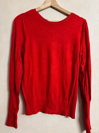 Pull rouge cache cache taille M