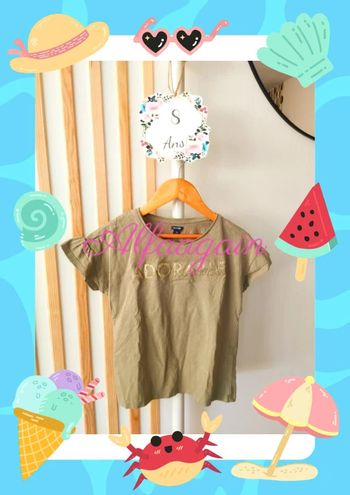T-shirt Kiabi kaki 8ans