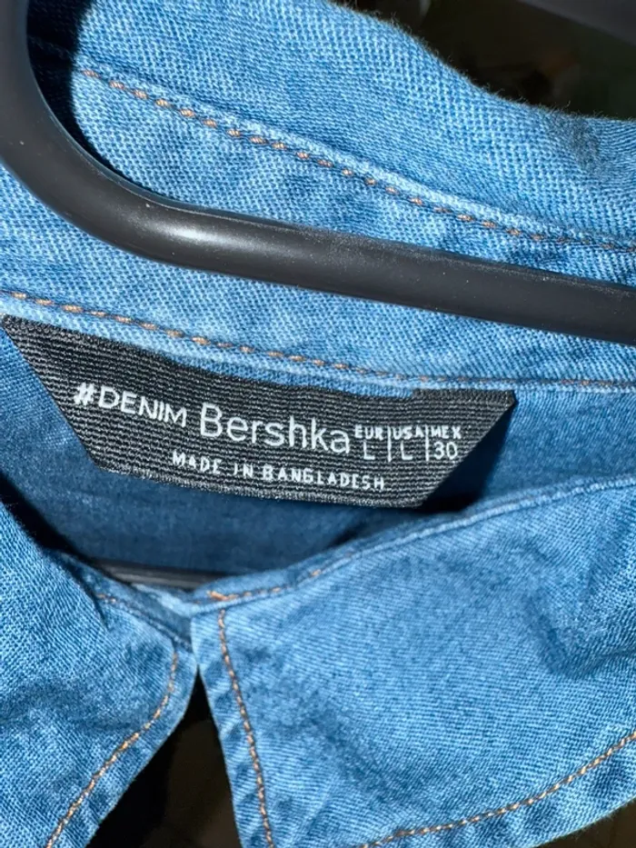 Chemise longue jeans - photo numéro 3