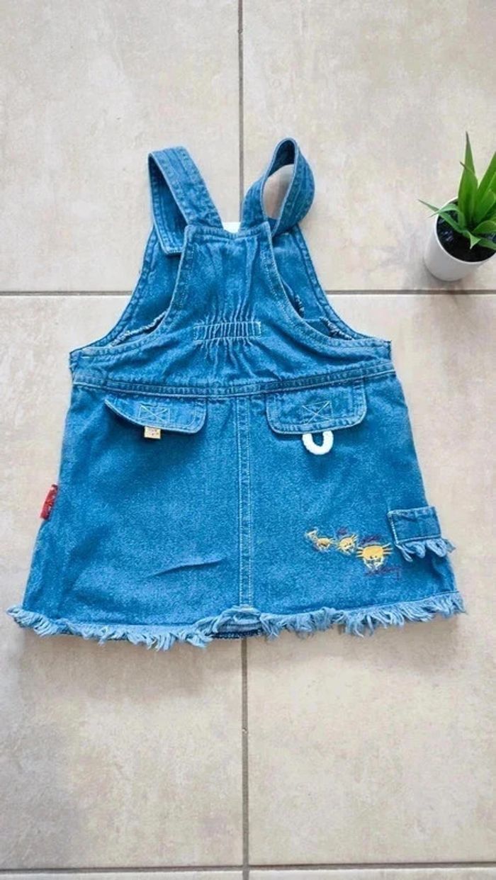 Robe  salopette jeans 6 mois tim pouce - photo numéro 6