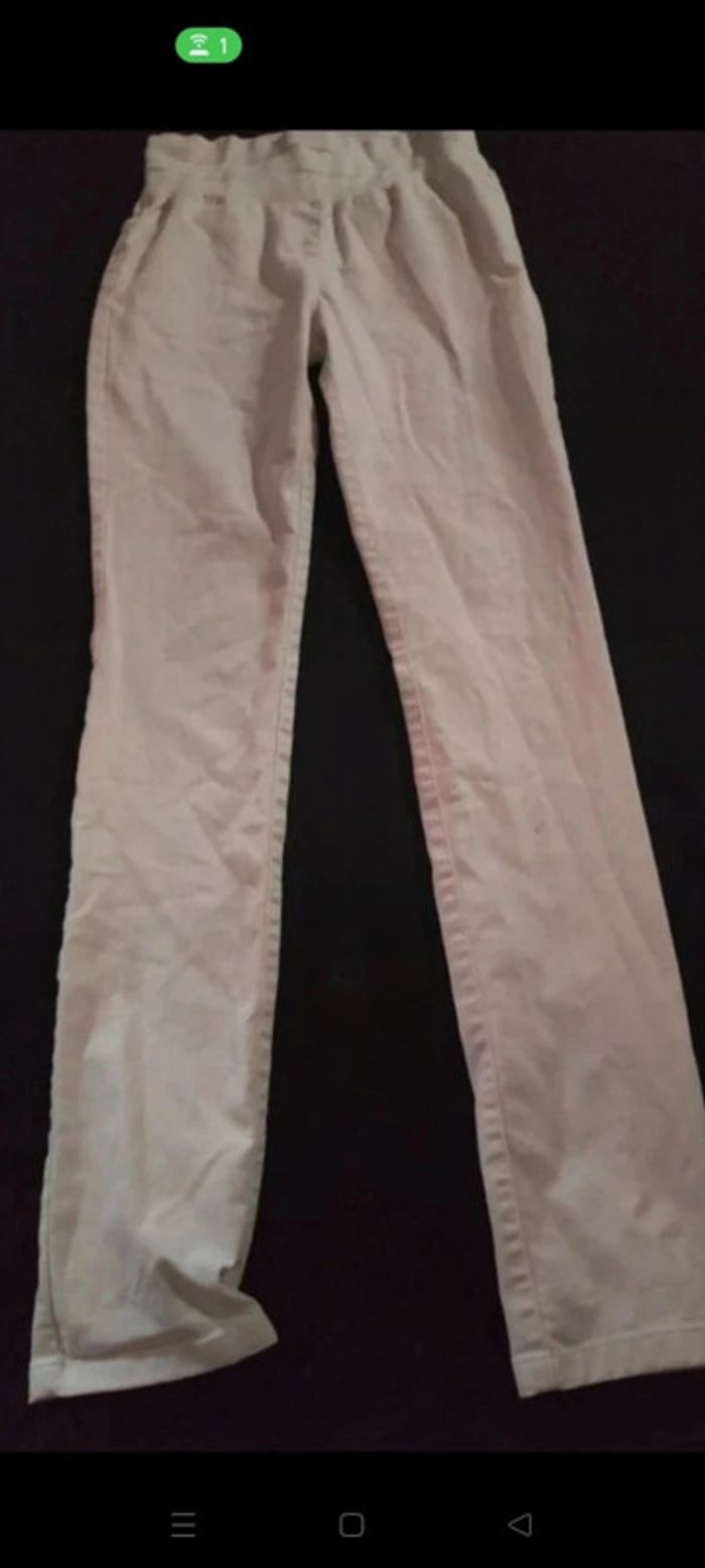 Legging Blanc Confort - photo numéro 2
