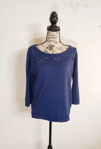 💙 Sweat bleu – Naf Naf – Taille S