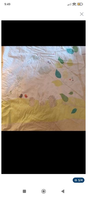 Housse de couette motif nature 