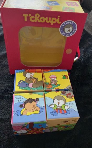 Lot Puzzle cube tchoupi et popi