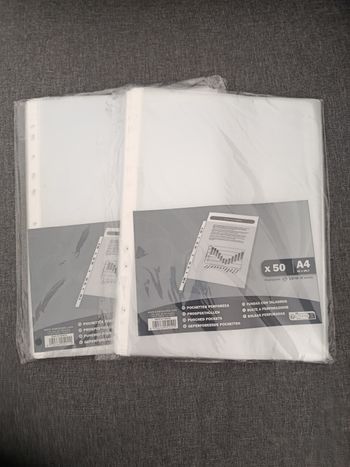 2x50 pochettes transparentes Exacompta neuves