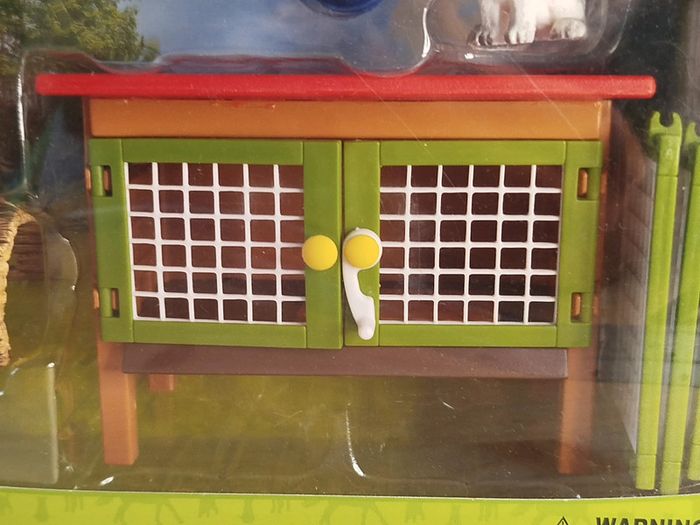 Schleich boîte Clapier et ses lapins Figurine animal de la ferme - photo numéro 5