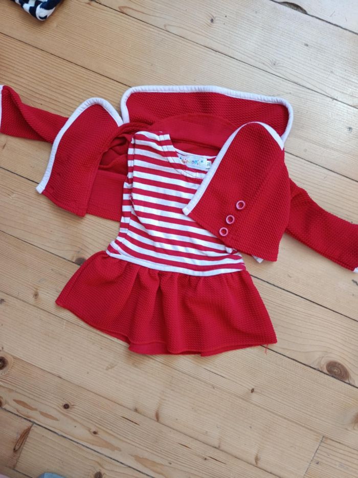 Ensemble robe gilet 3 mois