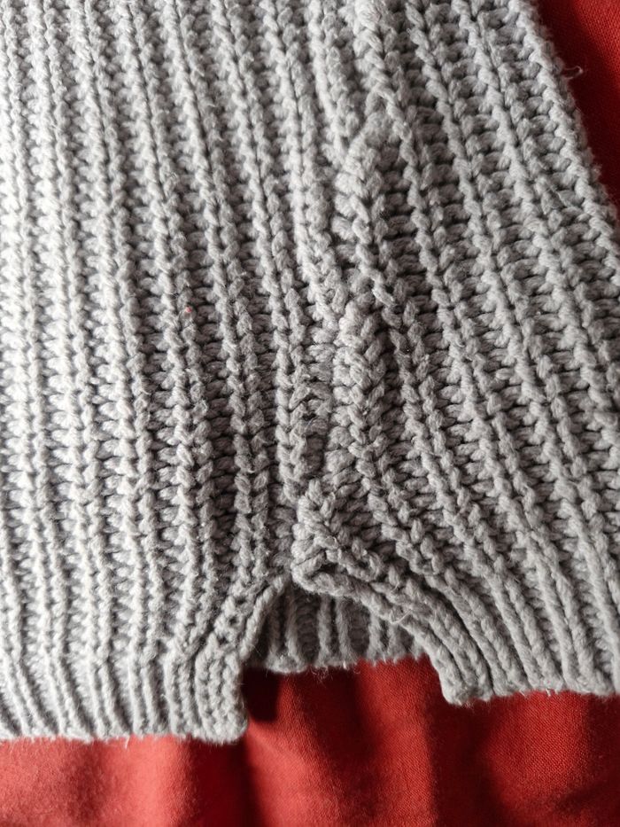 Superbe pull déco laçage filament doré - photo numéro 6