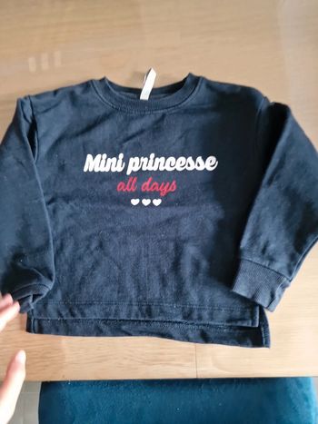 Sweat Charlie et prune 98cm