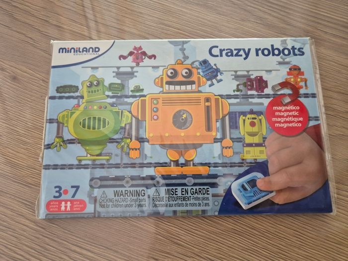 Miniland Crazy Robots 🤖 Jeu Magnétique NEUF