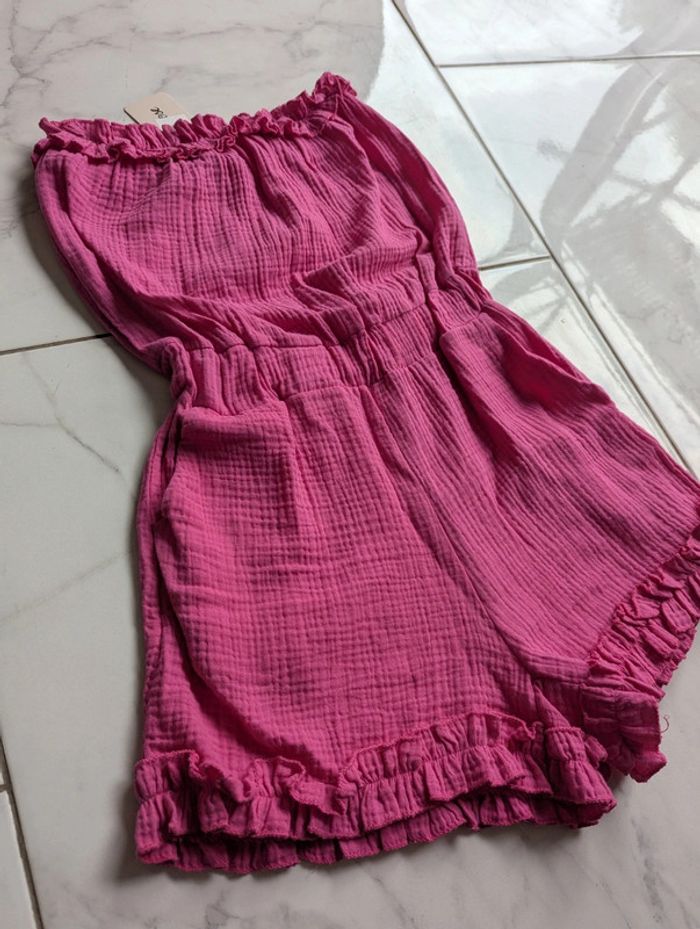 Combishort en gaze de coton - Indiqué taille L mais va a un 36/38 - Valeur 29.99€ - photo numéro 3