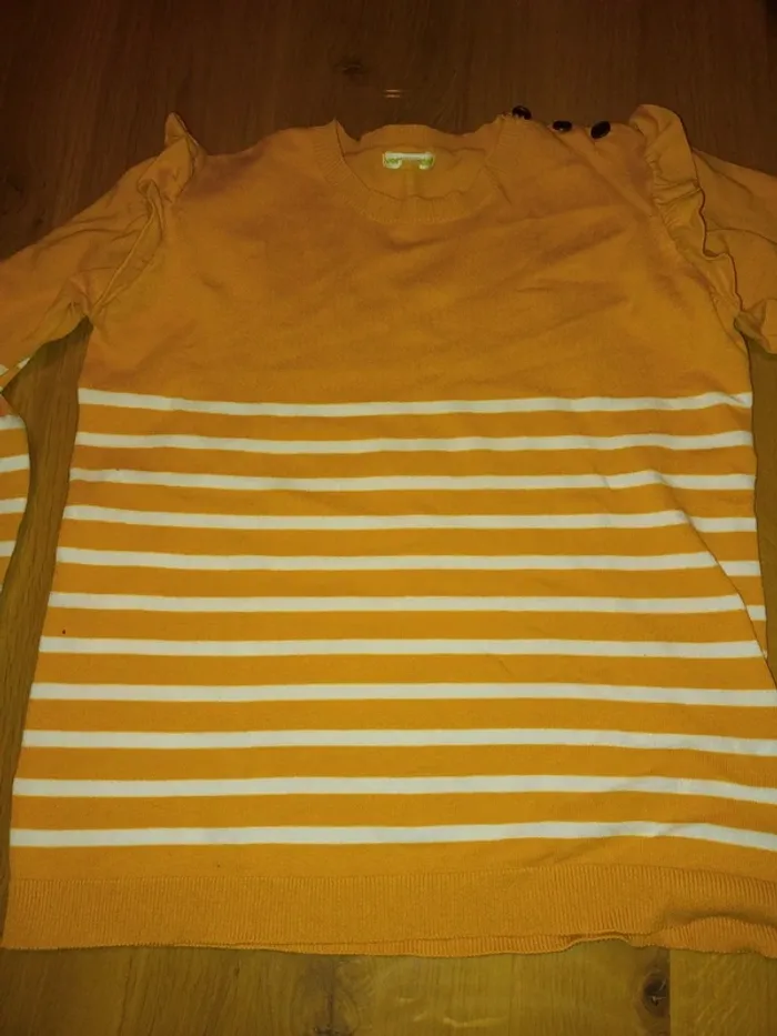 Pull Fille Vertbaudet 14 ans Jaune