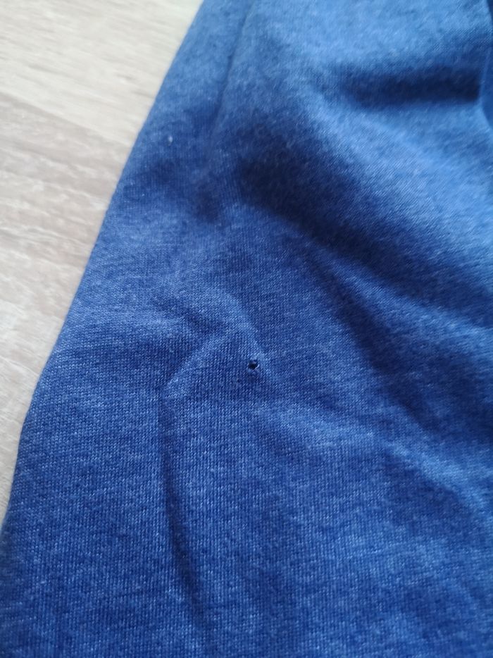 T-shirt manches longues bleu motif papillon In Extenso - photo numéro 3