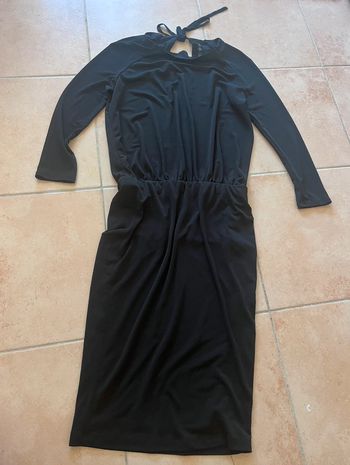 Robe Zara noir dos nu