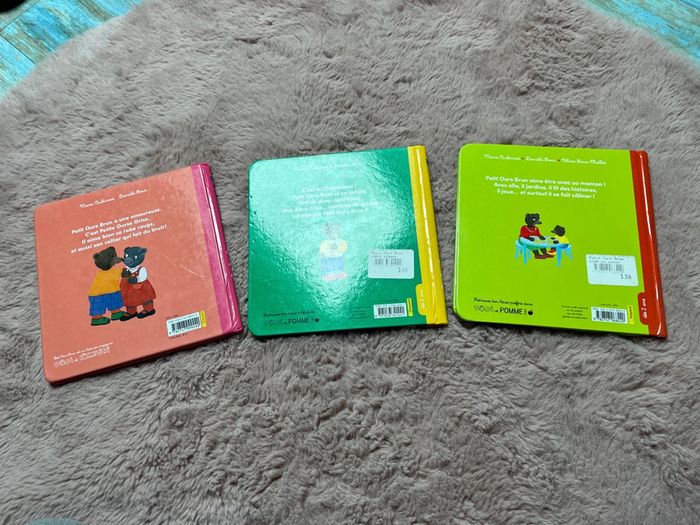Lot de 3 livres petit ours brun - photo numéro 2