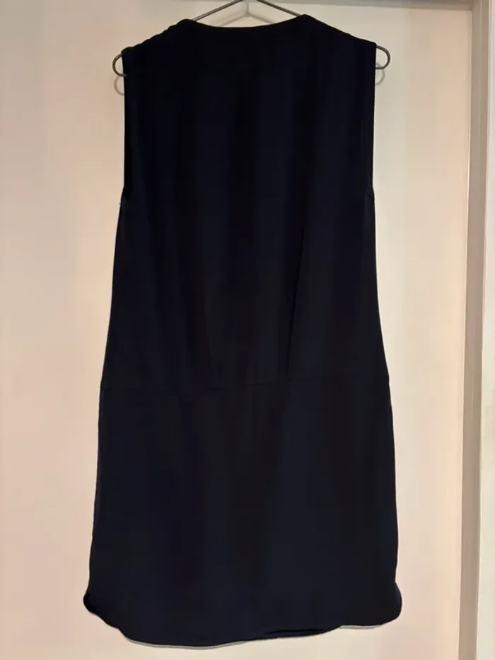 Robe sans manches bleu marine Camaïeu zippée taille 36 - photo numéro 5
