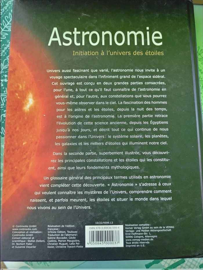 Livre Astronomie - photo numéro 2