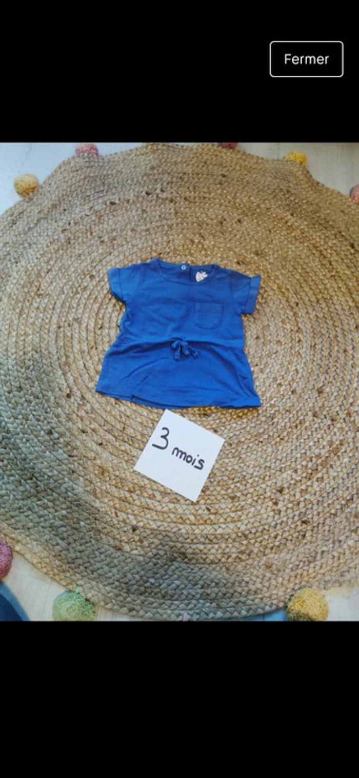 T shirt 3 mois