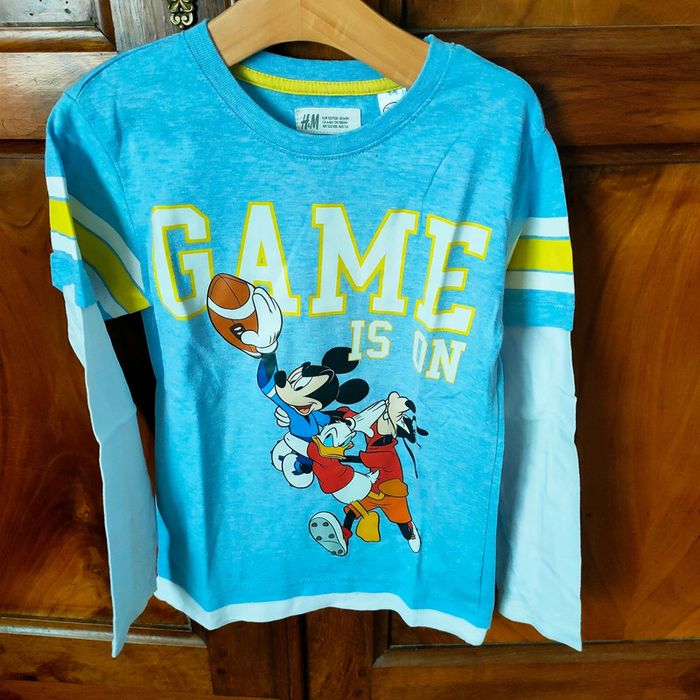 T-shirt manches longues Disney 6/8 ans - photo numéro 3