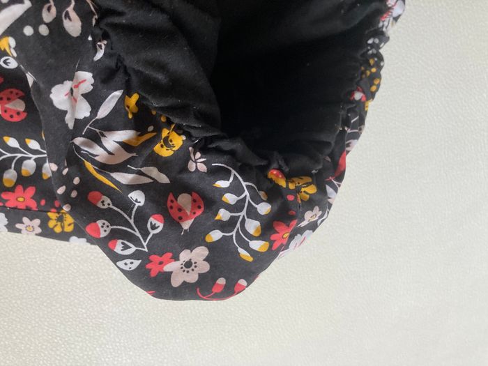 robe été sans manche col Claudine imprimé fleurs taille 3 an - photo numéro 4