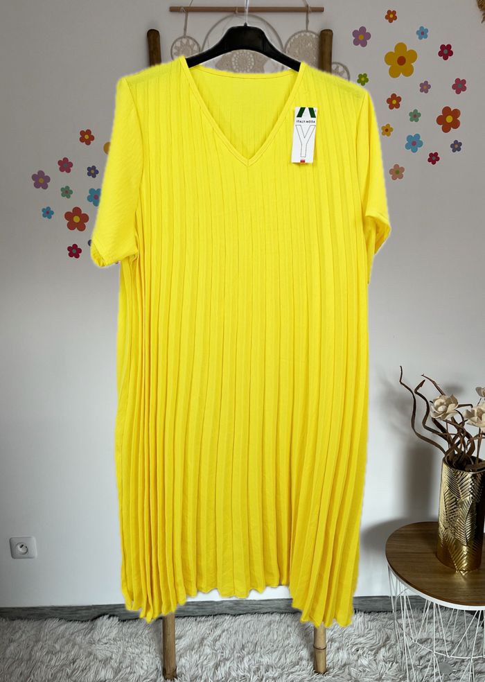 Robe plissée grande taille - photo numéro 2