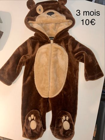Combinaison nounours 