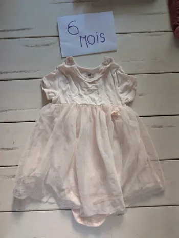 Robe bodie bébé fille 3/6 mois