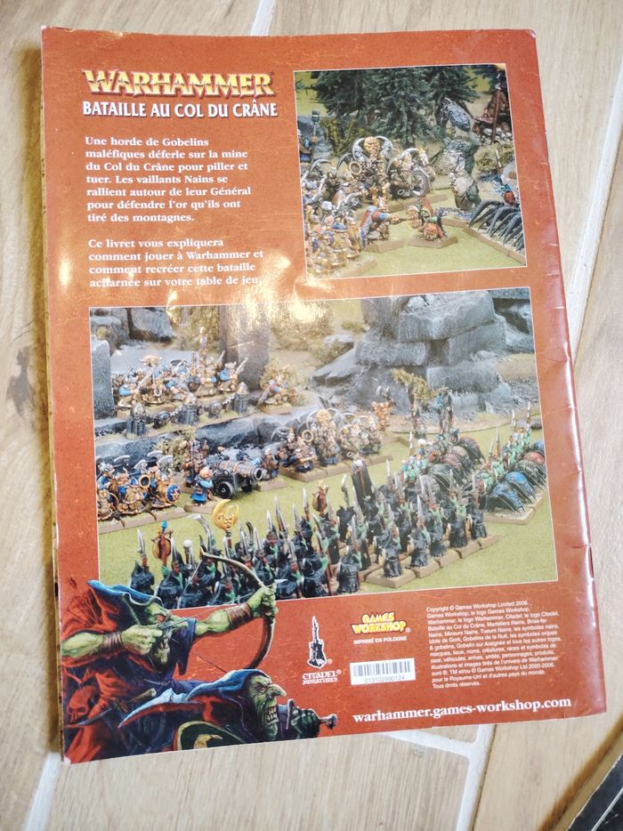 🪖Lot de 2 livres Bataille au col du crâne et Livre de règles 40000k marque Warhammer games workshop - photo numéro 4