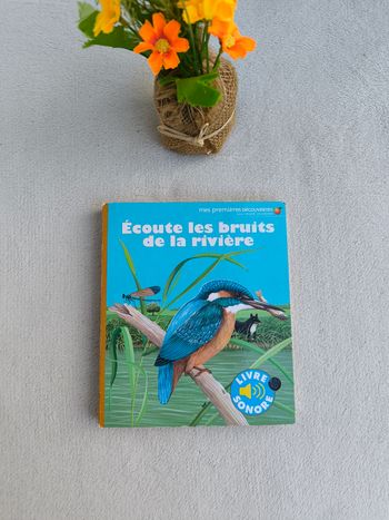 Livre sonore Écoute les bruits de la rivière Gallimard