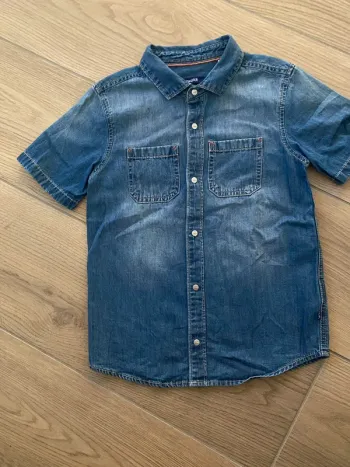 Chemise en jean manches courtes okaidi