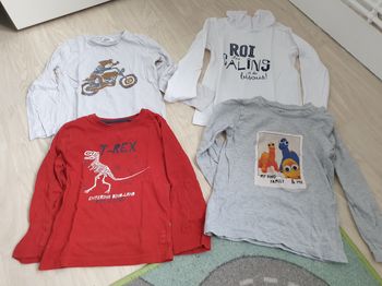 Lot de 4 tee-shirt manches longues