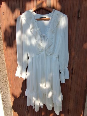 Robe blanche ChicMe taille S