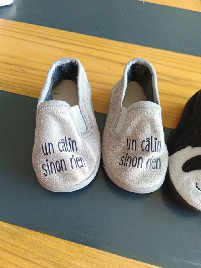 Lots 2 paires de chaussons - photo numéro 2