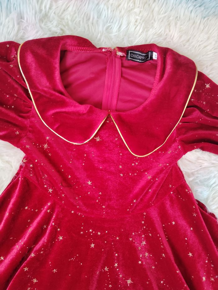 Robe 6 ans fetes chicaprie mode paillettes - photo numéro 2