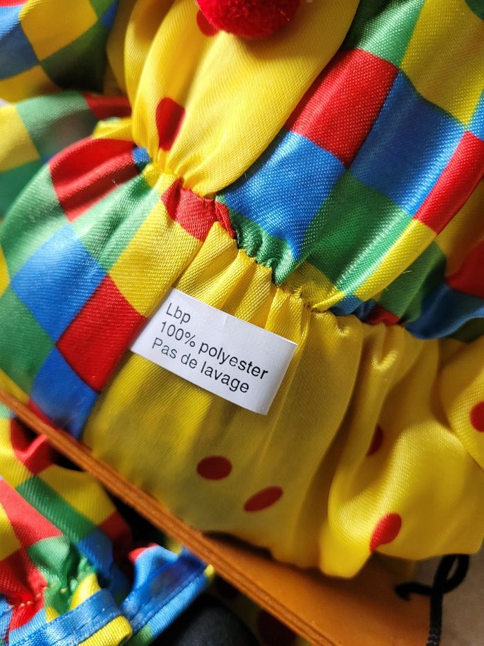 Clown arlequin en porcelaine - photo numéro 5