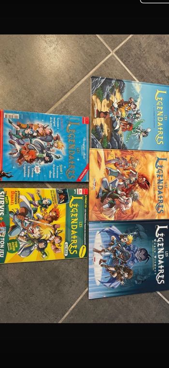 Lot de bande dessinées les légendaires