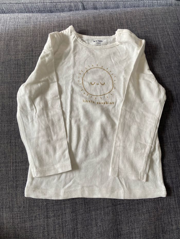 Tee shirt manche longue 18 mois