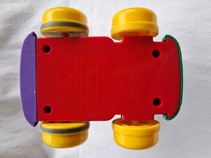 Lot de 3 train locomotive tomy push'n go vintage - photo numéro 4