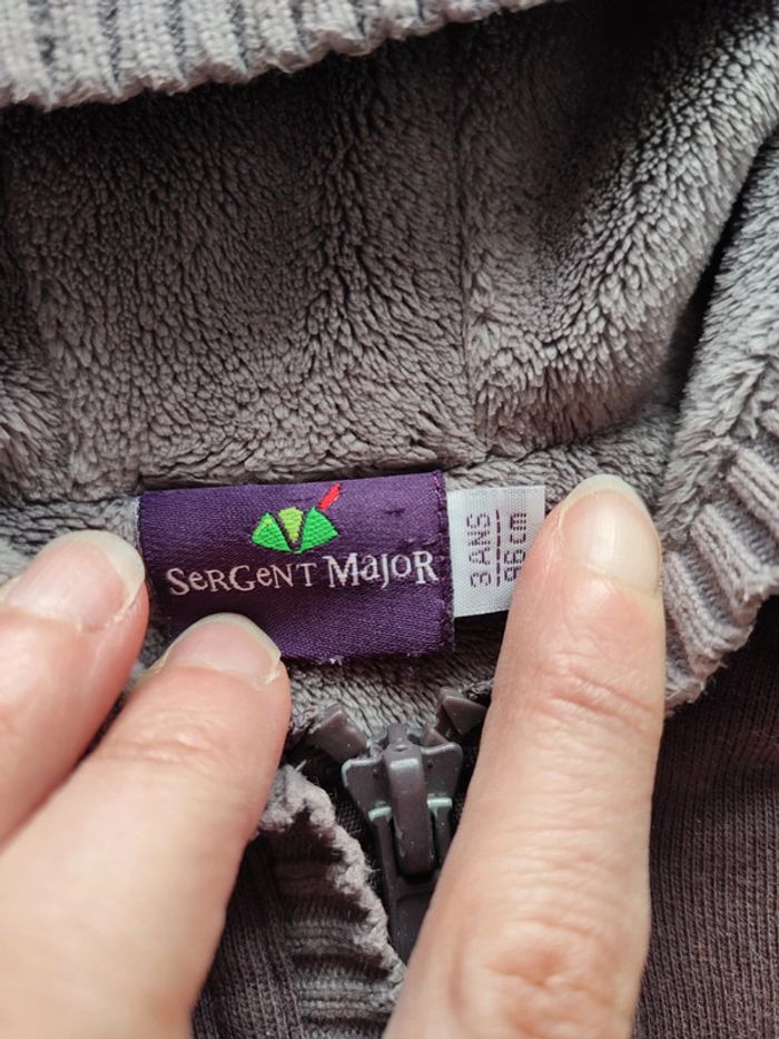 Gilet à capuche sergent major 3 ans - photo numéro 7