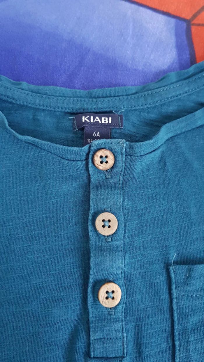 Tee-shirt garçon manches longues taille 6 ans - photo numéro 2