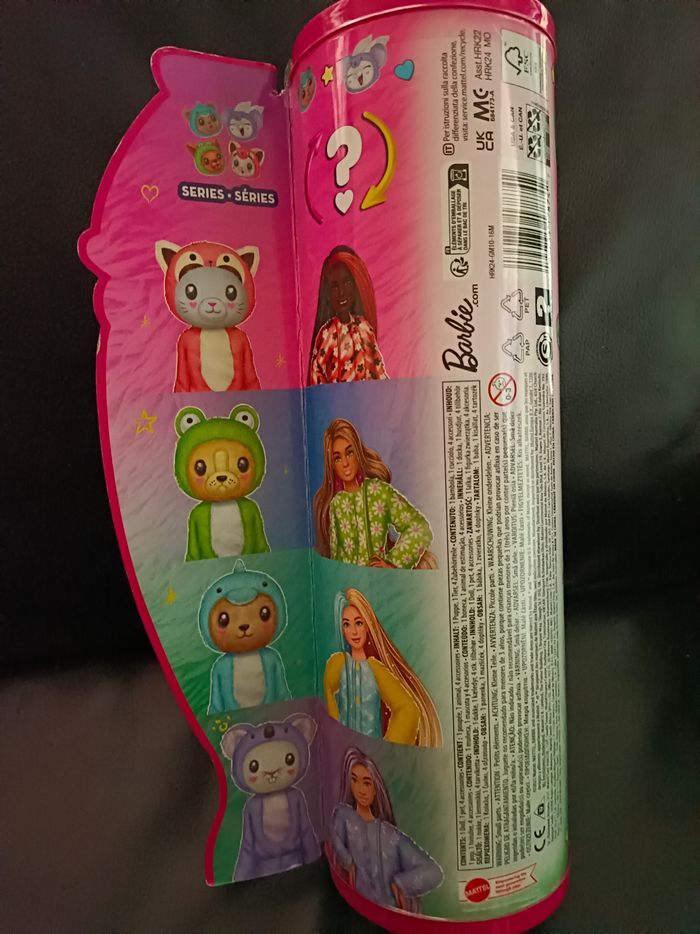 Barbie-Cutie Reveal-Poupée sur le thème des costumes chiot grenouille - photo numéro 3