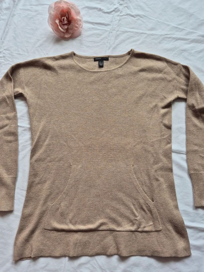 Pull beige mango taille xs - photo numéro 3