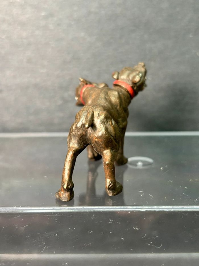 Petite figurine plastoy cerbère chien à trois têtes monstres mythique - photo numéro 3