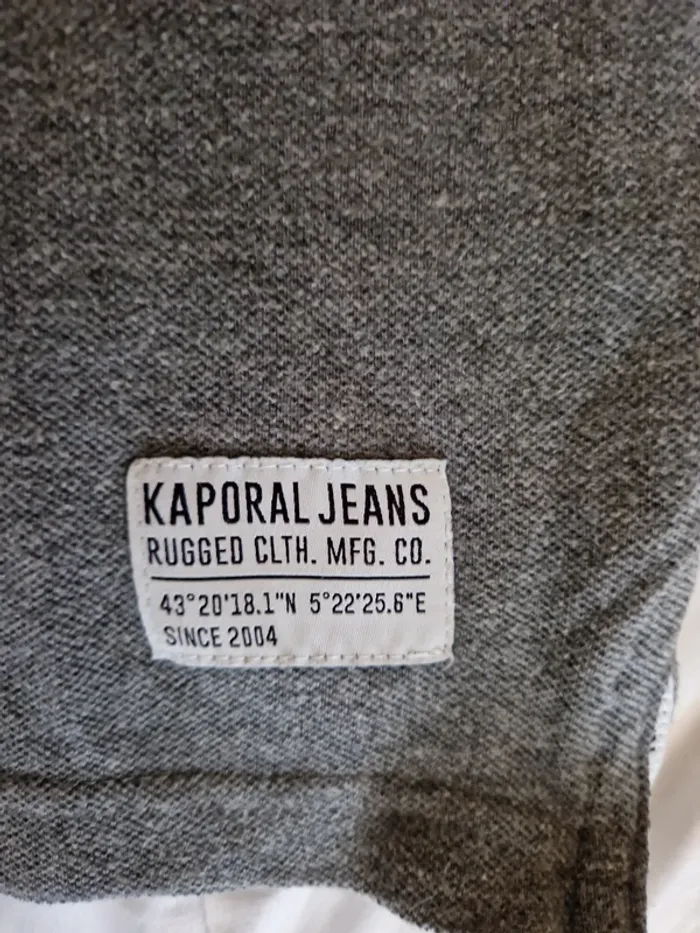 Polo gris kaporal - photo numéro 3