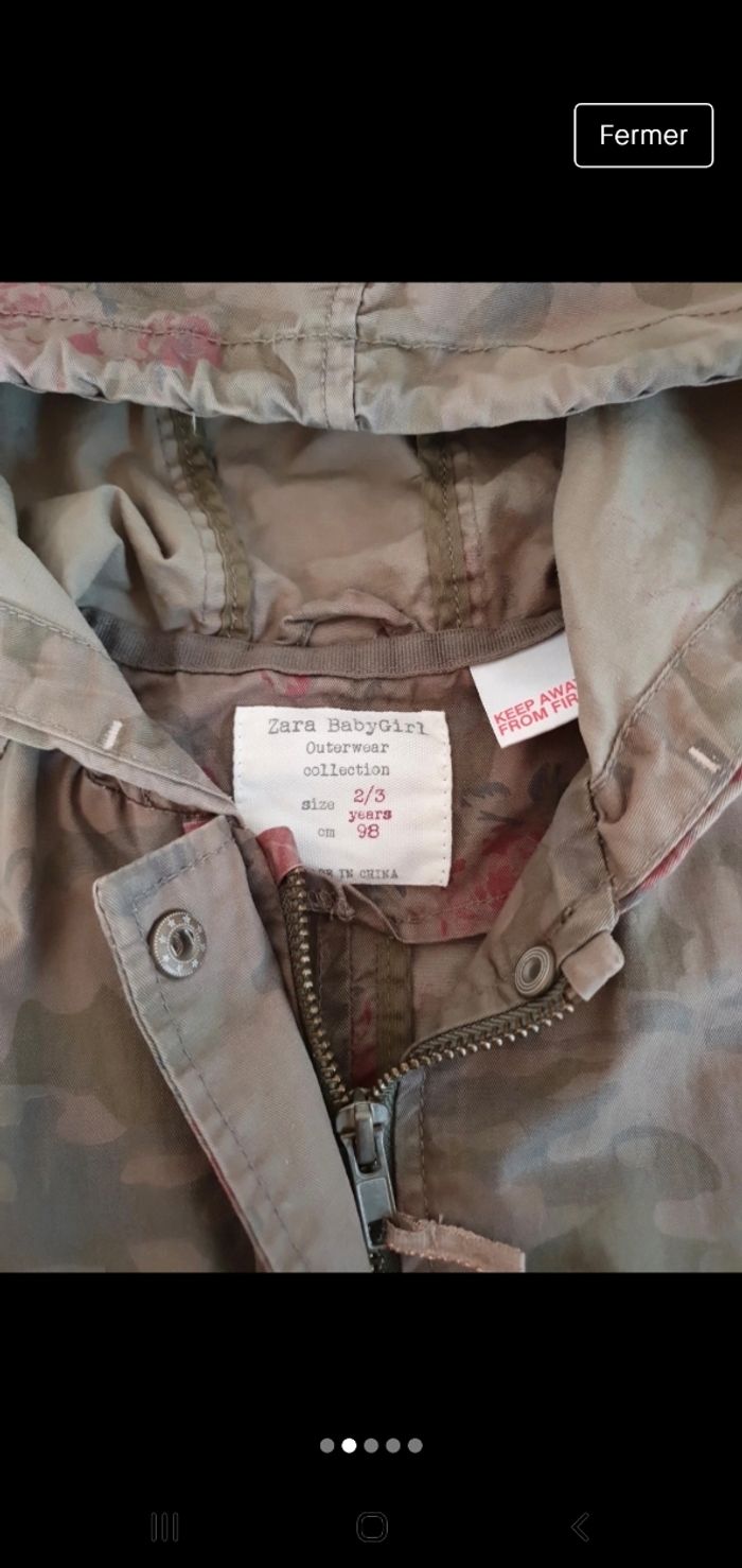 Veste 2/3 ans Zara - photo numéro 2