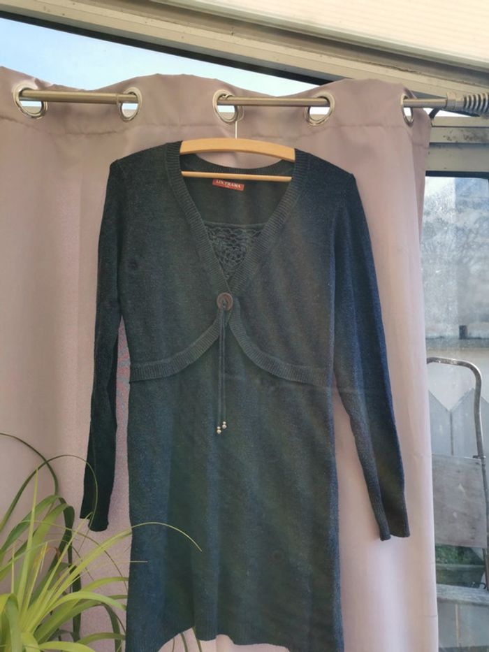 Jolie tunique pull LIN Trama t S/M cachemire - photo numéro 5