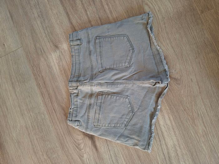 Short en jean vert kaki TAO 12 ans - photo numéro 3