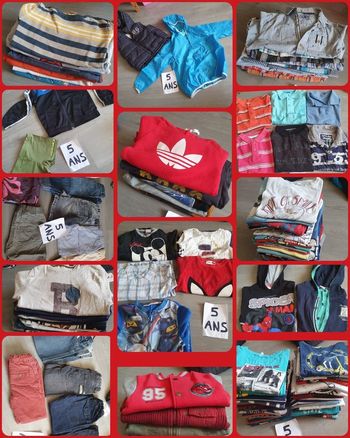 Vêtements 5ans ⚠️ merci de lire l'annonce svp